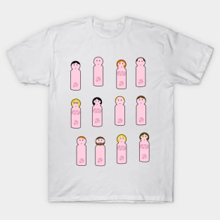 streaking peg people T-Shirt